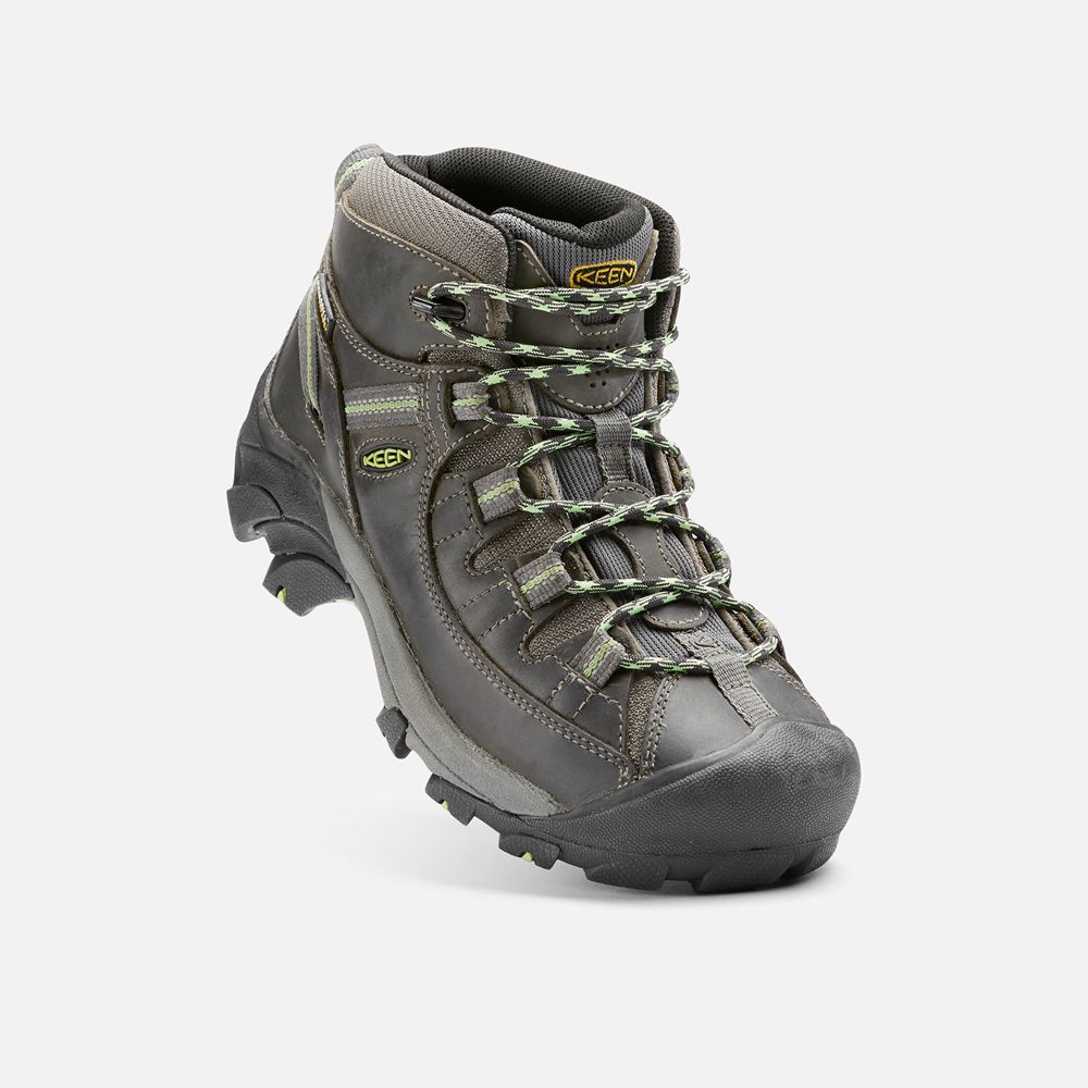 Keen Outdoor Bot Kadın Koyu Gri - Targhee Ii Waterproof Mid - Türkiye JMYI95386